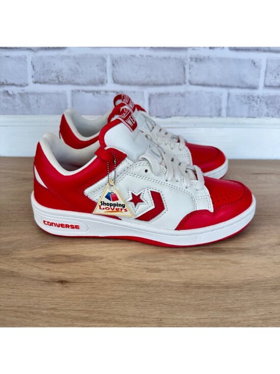 Converse Weapon Low Red White 8.5 Men Shoes Bird Magic Erving DS Sneaker A10598C